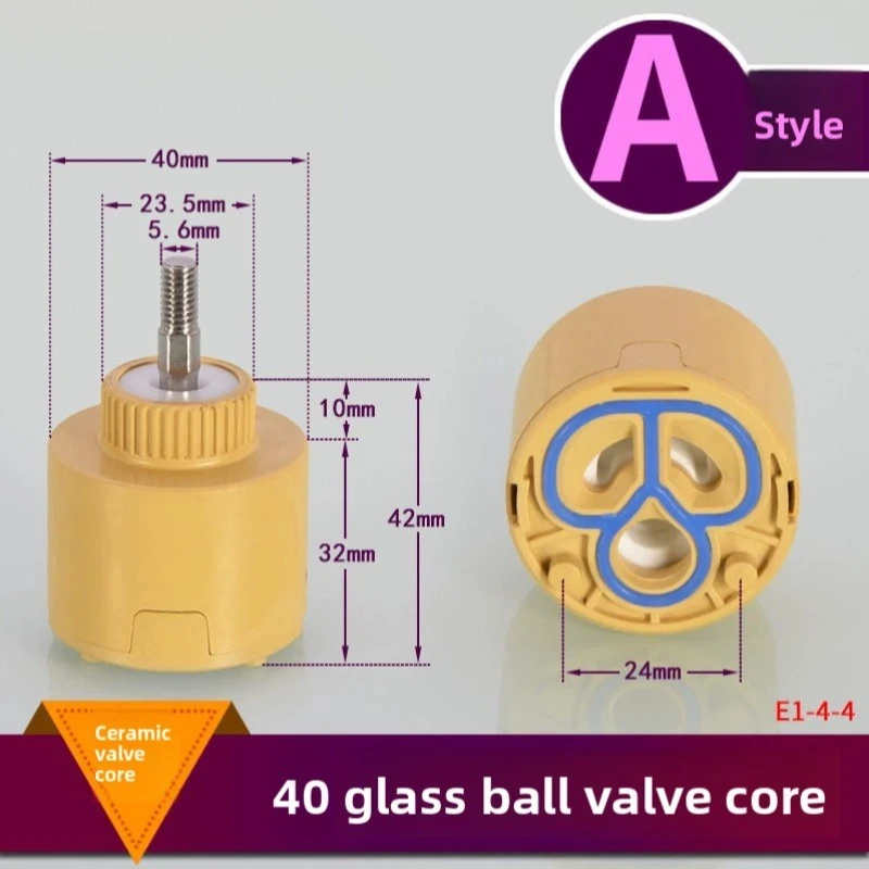 

Rocker Arm Ceramic Cartridge Waterfall Faucet - 35/40mm Hot/Cold Mixer Tap for Glass Vanity Basins, Smooth Flow Control