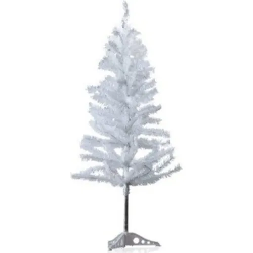 Shopping Time 90 cm White Plastic Foot Christmas Tree (72 Branch)