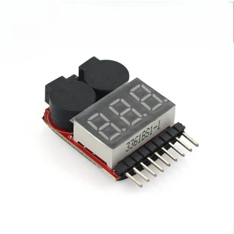 1-8S New 2-in-1 Voltage Checker BB Alarm Low Voltage Buzzer Dual Function Battery Voltage Indicator 2 Prices
