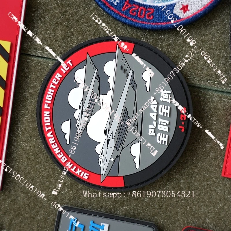 

-36 [OurHours Global] PVC morale badge, magic sticker badge, armband