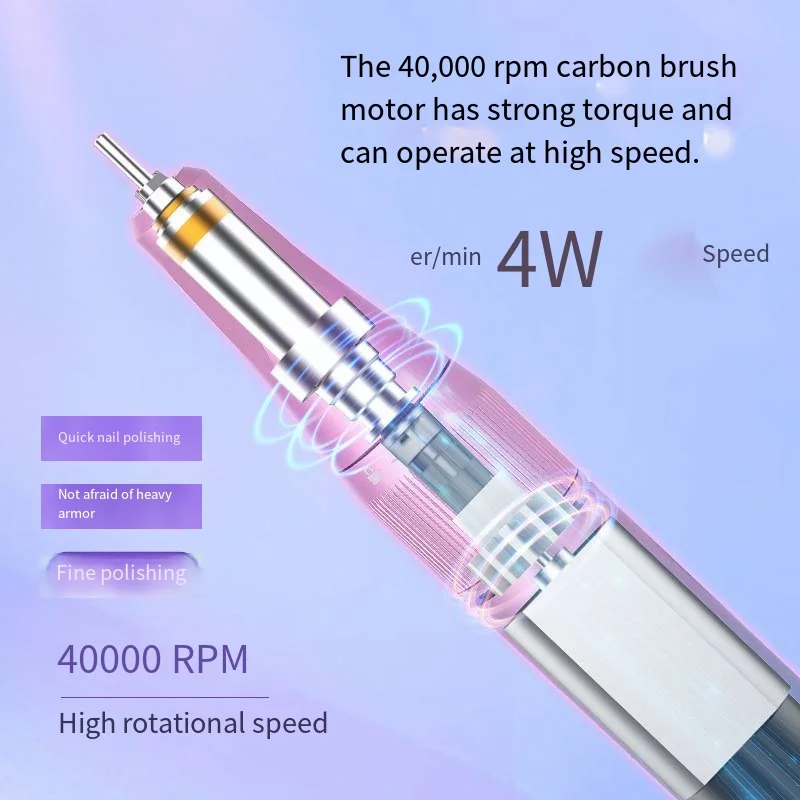 2026 Latest Gradient Nail Polish Machine Professional Nail Salon Portable High Quality Home Nail Tool Polish Machine