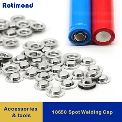 18650 Battery Spot Welding Cap Alternative Electrode Tip Cap Positive Spot Welding Accessories Battery Negative Flat Gaskets