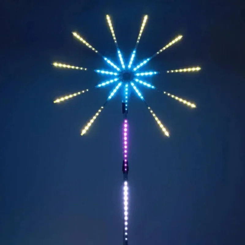 Outdoor courtyard decoration colorful ambient light LED electronic gift light voice-activated pickup customization