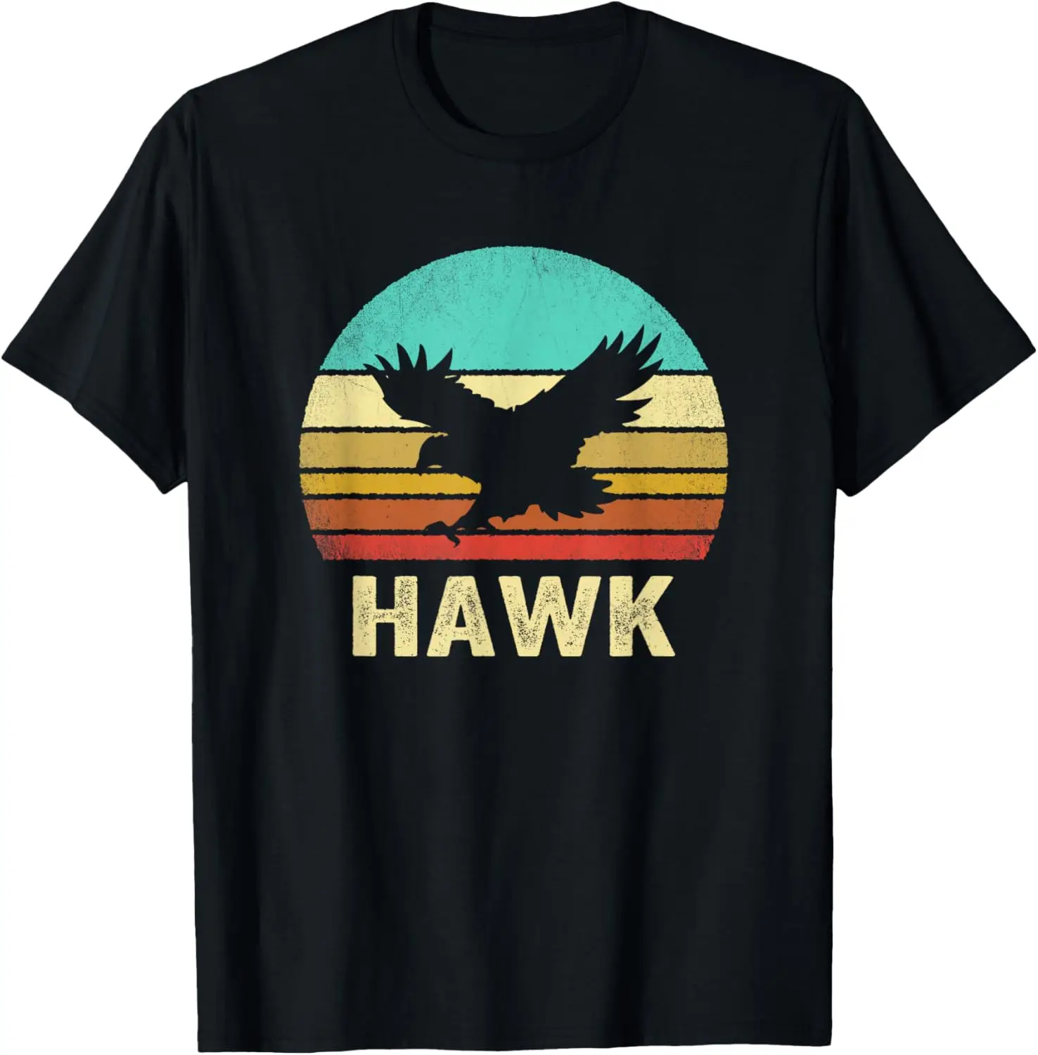 Vintage Hawk Shirt Sunset T-Shirt