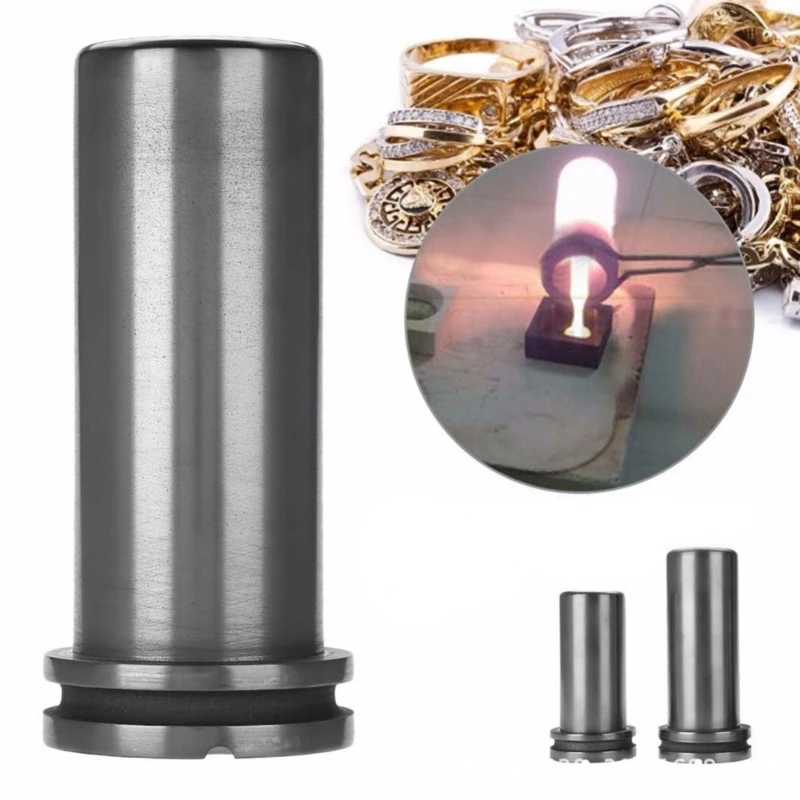 1/2/3KG Metal Crucibles Black Cup Furnace Torch Melting Casting Refining Gold Silver Copper Brass Aluminum