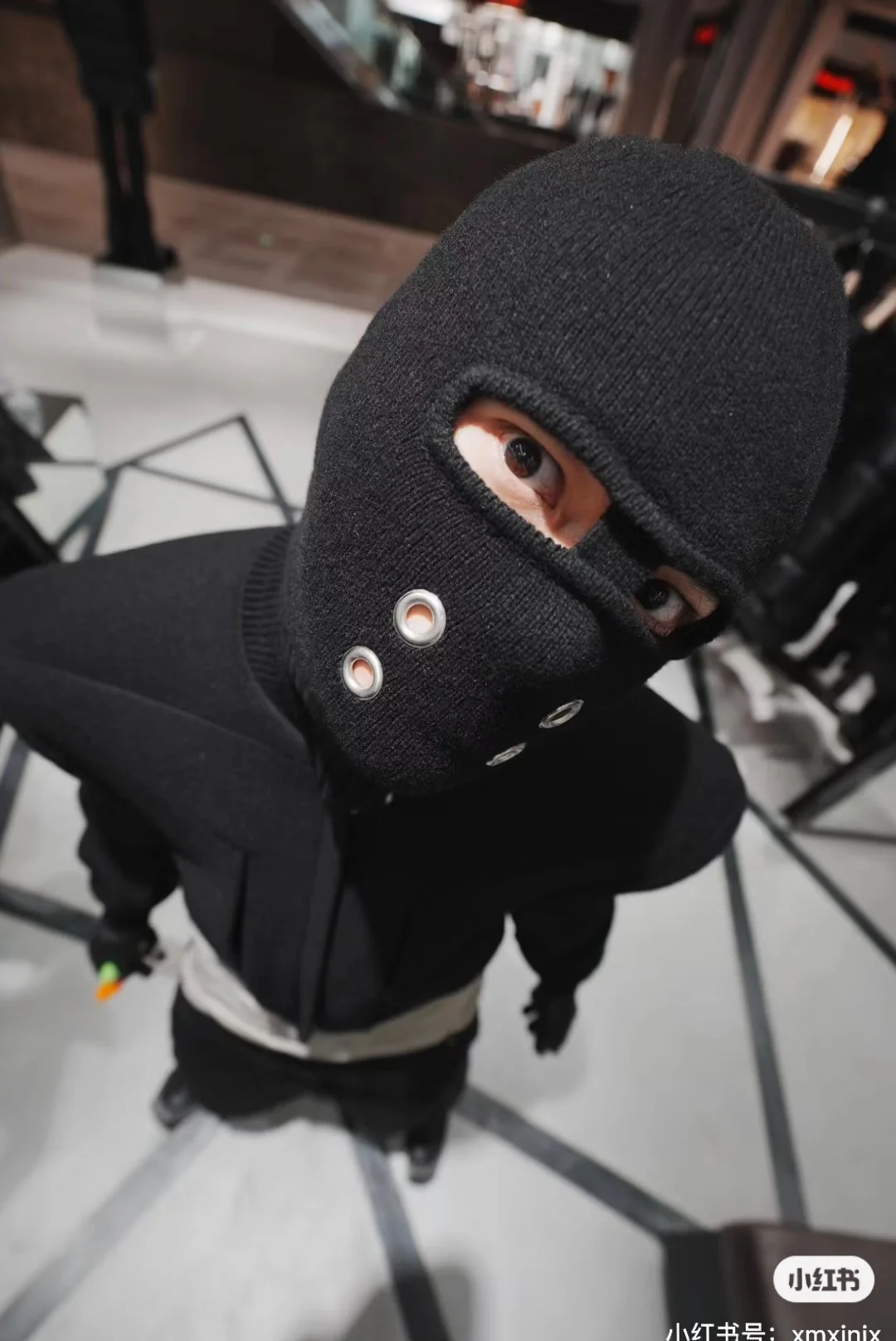 Top Class Luxury Designer Rkos Dark Style Balaclava Masked Cap Knitting Hiphop Streetwear Women Men Casual Caps Beanies Hat