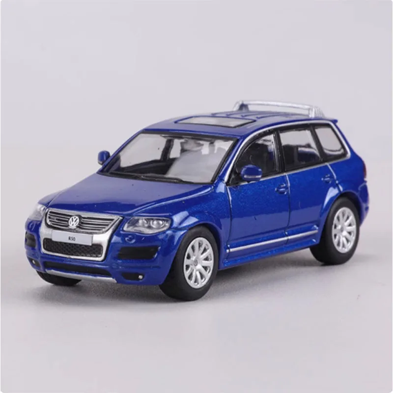Shadow escala 1:64 touareg r50 simulação liga modelo de carro exibição estática brinquedo colecionável presente ornamento lembrança decoração