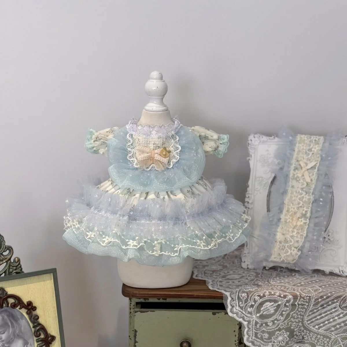 10cm 15cm 20cm 40cm cotton doll clothes, 50cm reborn doll dress with free shipping