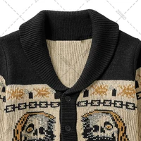 Fall/Winter Y2K Portrait Printed Harajuku Sweater Fashion Men and Women Long Sleeves Coat Warm Gothic Ghost Pattern Sweaters - Image 6