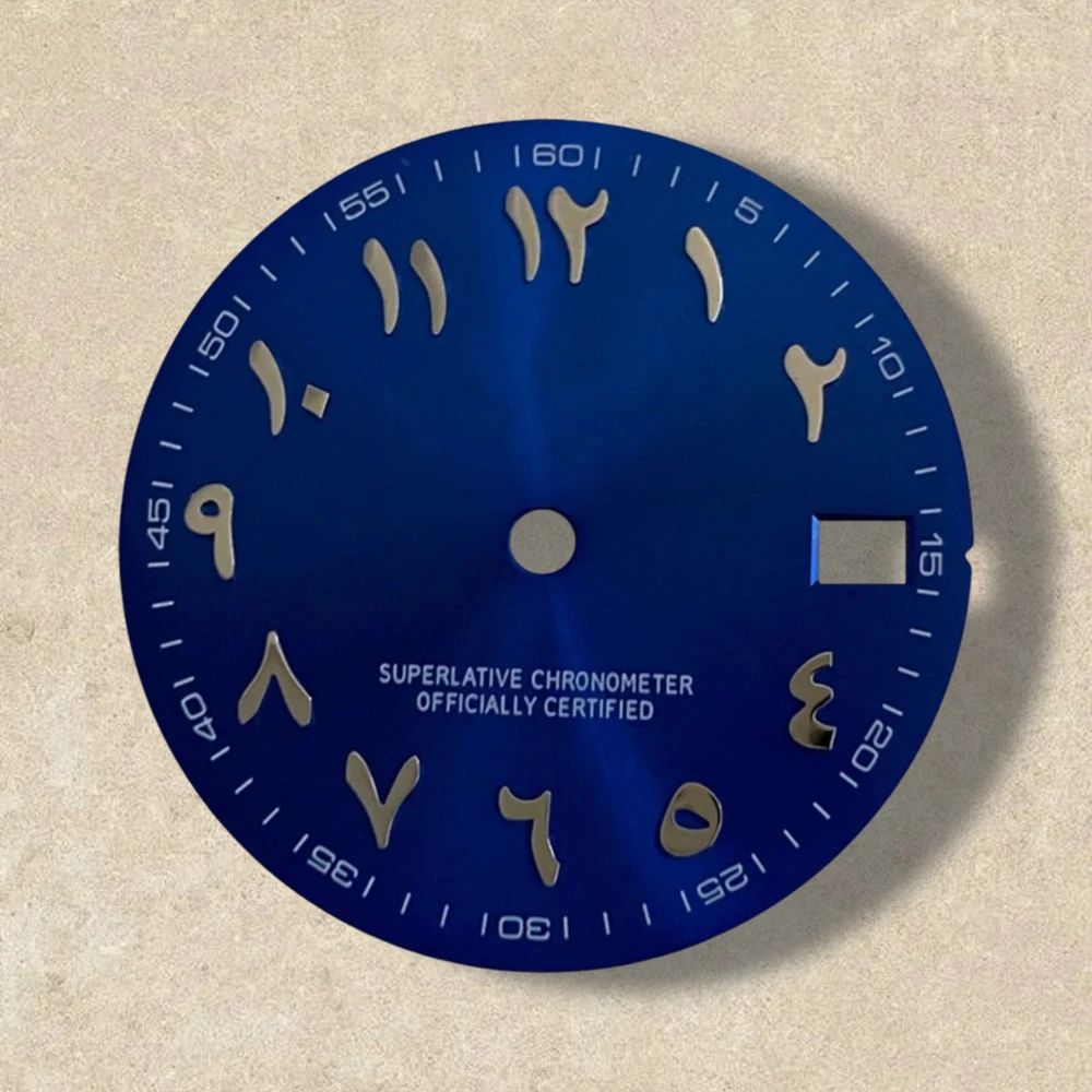 28.5mm S Logo Arab Dial Fit NH35/NH36 Japanese Automatic Movement High-Quality Sunray Dial Watch Modification Accessories