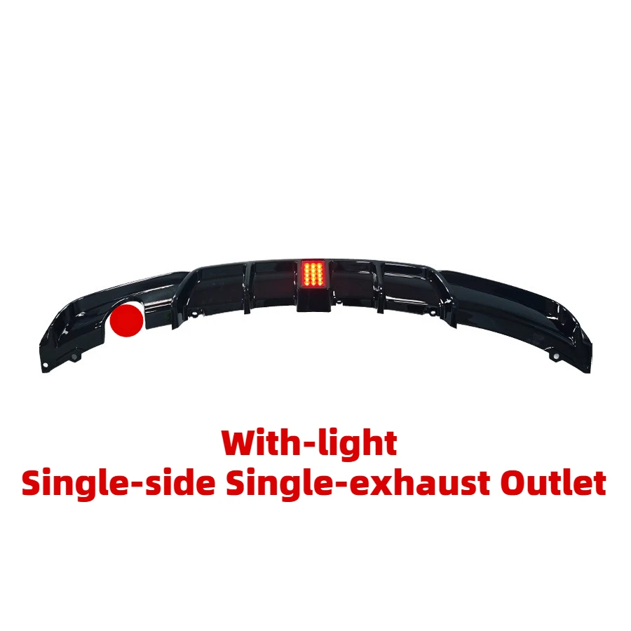 Achter Lip Diffuser Voor BMW 3 Serie F30 MT MP 2013-2019 Auto Achterbumper Spoiler Diffuser Lip met/zonder Remlicht Body Kits