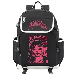 Melanie Martinez Tour Rucksack Musikfans Reiserucksäcke Outdoor Sport Schultasche USB-Aufladung