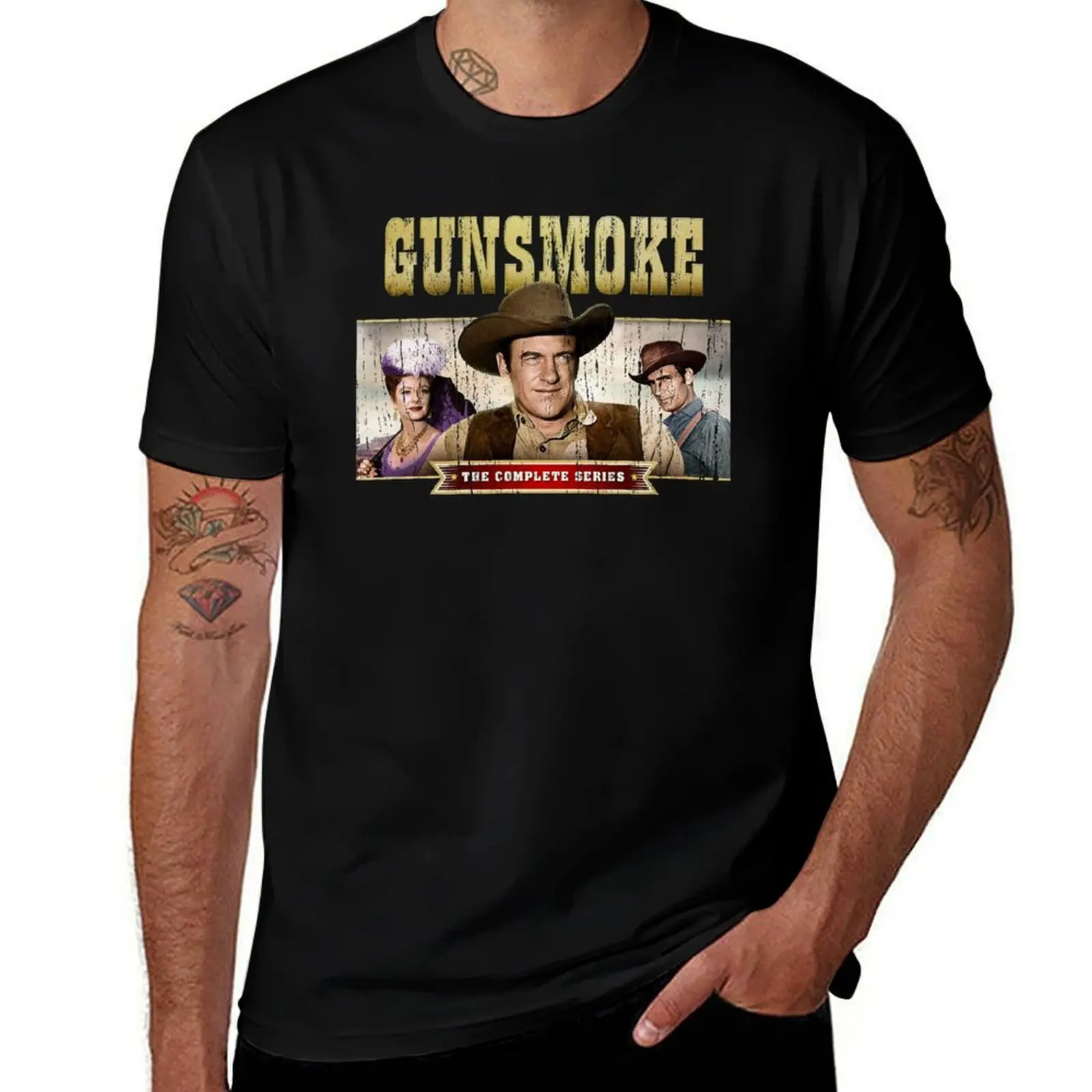 

Gunsmoke T-Shirt graphic t shirts for man t shirt man plain T-Shirt