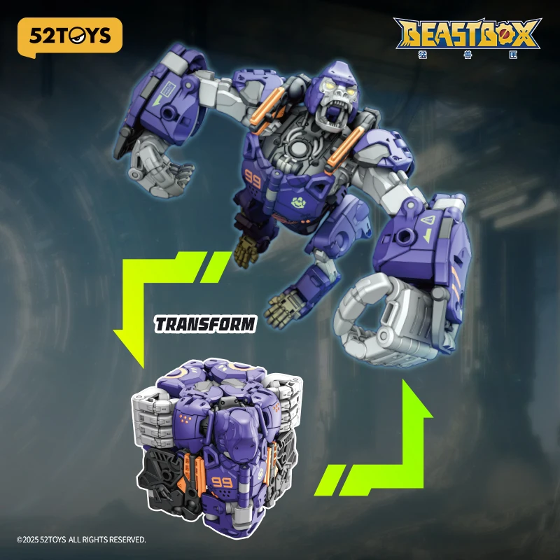 52TOYS Beastbox BB-70 NEO GIO (NON EDIZIONE VIP) Giocattoli di deformazione Action Figure, Giocattoli di conversione da collezione, con scatola di immagazzinaggio da 4 cm