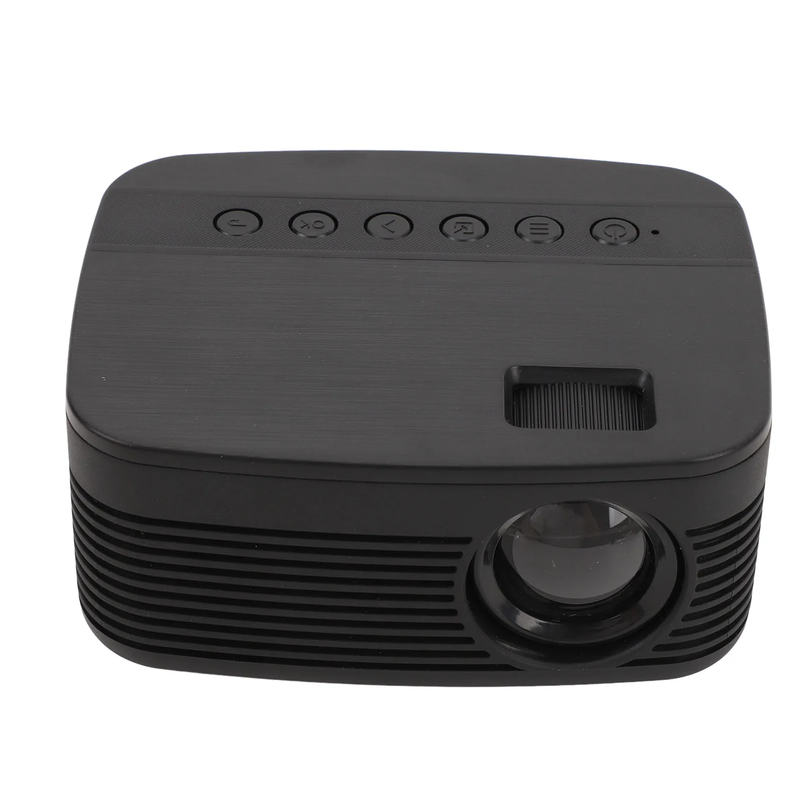 جهاز عرض الفيلم اللاسلكي 1080P HD العارض 4 قناة مصباح ليد المزدوج HiFi مكبرات صوت ستيريو 16 إلى 110 بوصة قابل للتعديل للداخلية