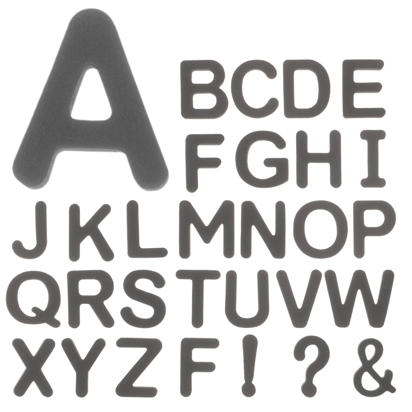 

Foam Magnetic Alphabet Fridge Foam Magnetic Alphabet Magnets Black Home Wall Stickers EVA Kids Educational Toys Decor