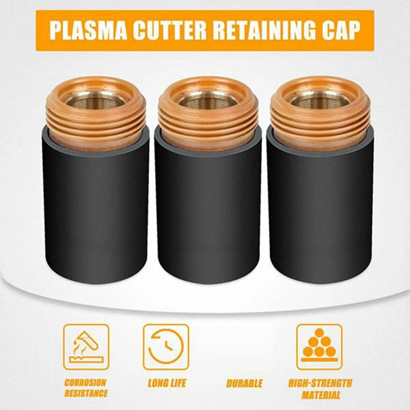 6Pcs 220854 Retaining Cap Plasma Consumable Fit For 45XP/65/85/105 Cutting Torch