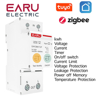 2P TUYA APP Zigbee WIFI Smart Energy Power Consumption kWh Meter Circuit Breaker Time Relay Switch Leakage Voltage Protection