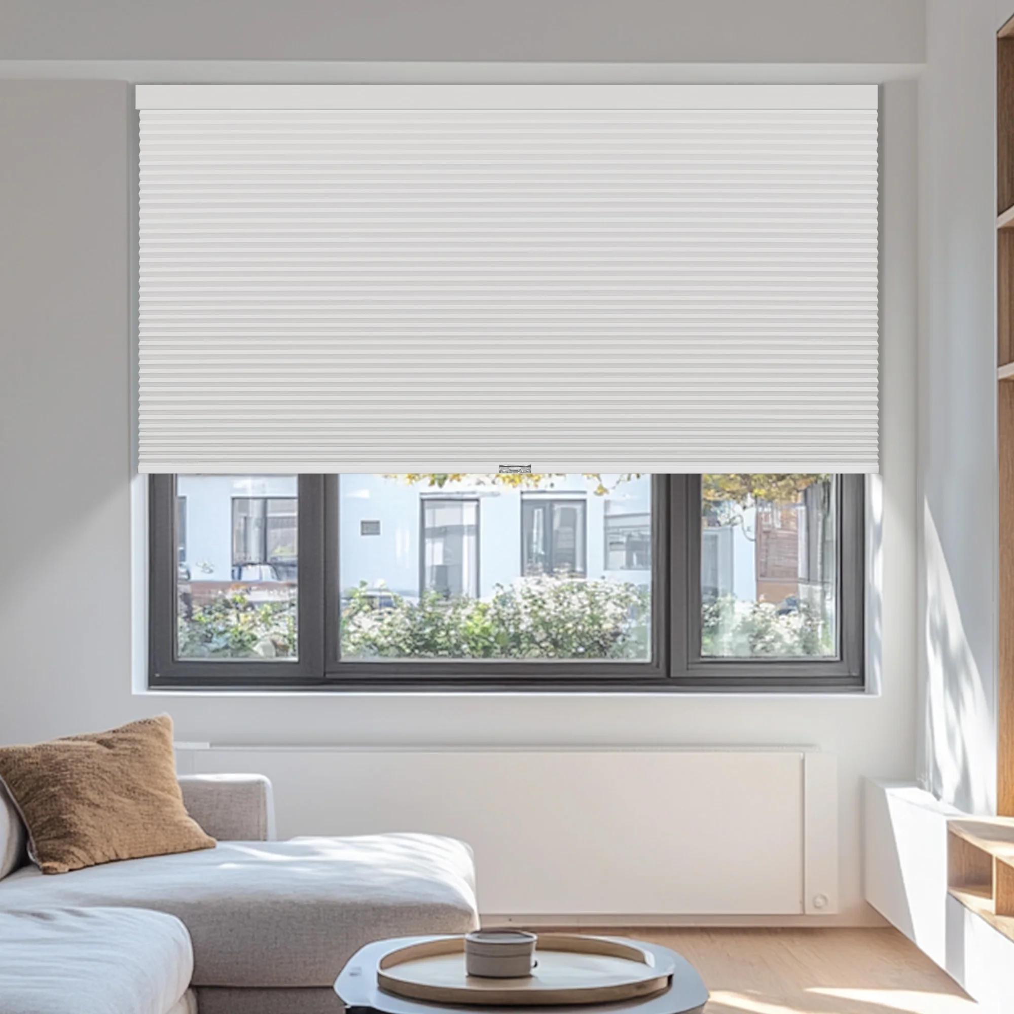 Cordless Cellular Shades - Blackout Honeycomb Blinds for Indoor Windows Thermal Insulation Honeycomb Shades for Home Privacy