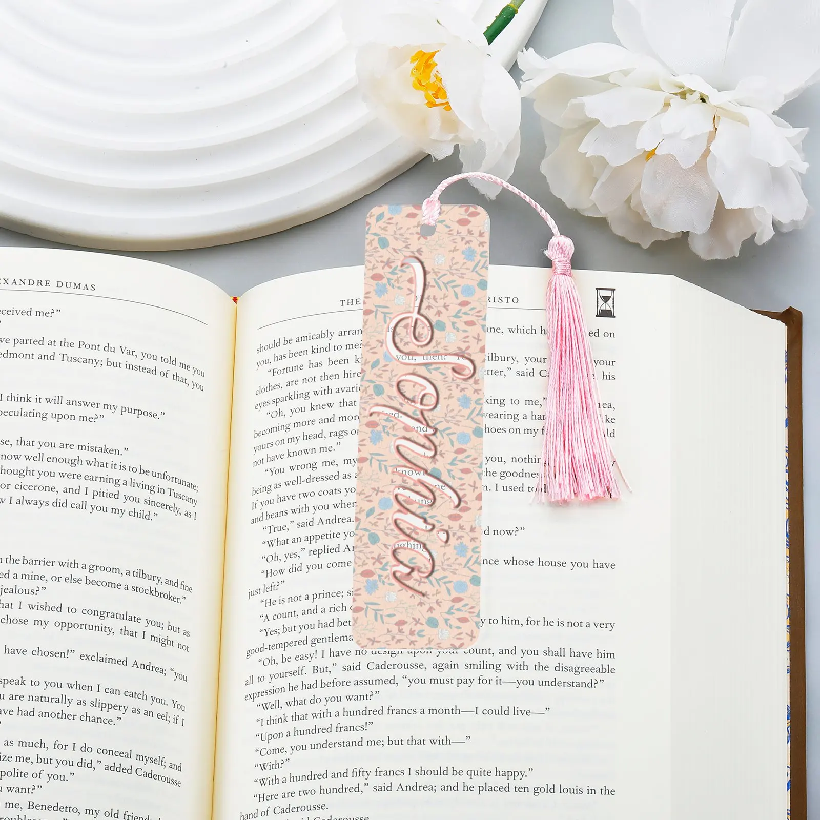 Custom Personalized Clear Acrylic Bookmark Favor Personalized Party Favor Engraving Name Birthday Anniversary Graduation Gift