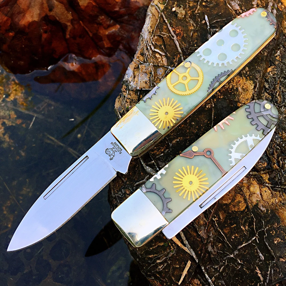 

Slip Joint Folding Blade Pocket Knives Classic Traditional Hunting Fishing Camping Tactical High quality