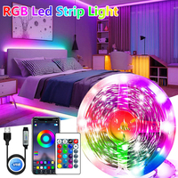 RGB Led Strip Lights 5m 10m 20m 30m Led Light Dimmable Color Changing Flexible Ribbon Luces Led Lamp Tape for Room Party Decor
