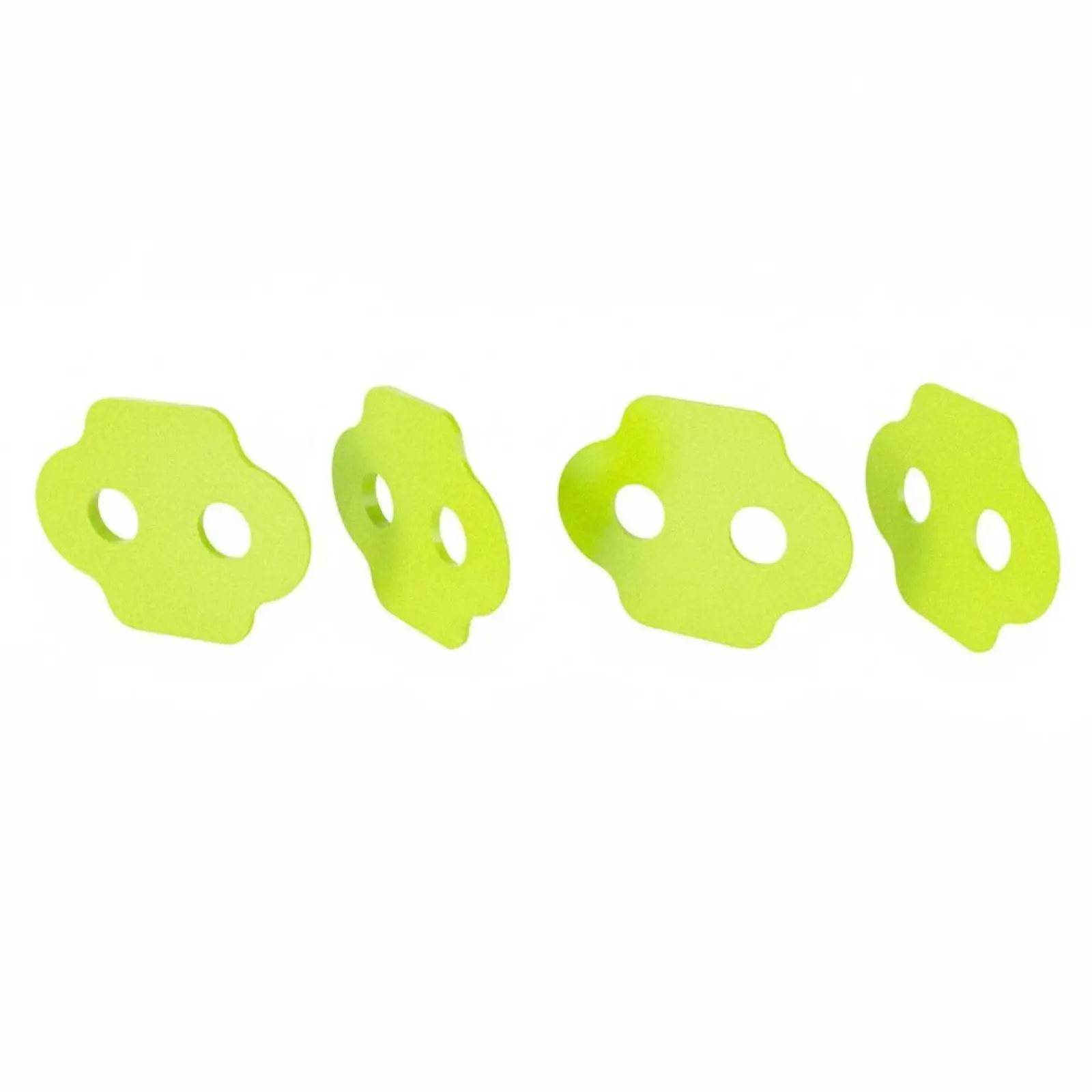 Bike Cleat Shim Adjustable Height Spacer Cycling Pedal Wedge PETG Insert for Precise Leg Alignment