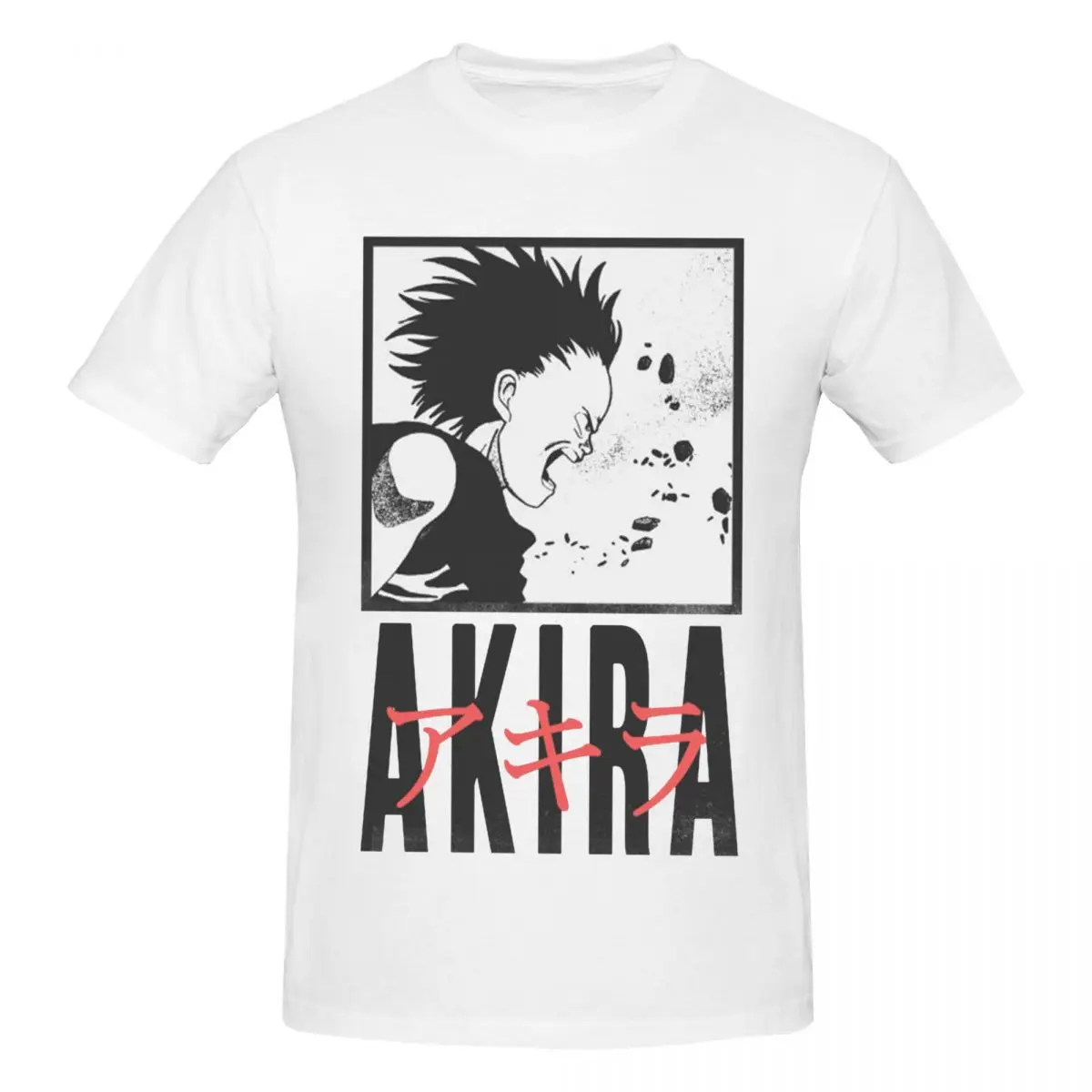 Akira T Shirts for Men Women 100% Cotton Funny T-Shirt Round Collar Japanese Anime Manga Tee Shirt Short Sleeve Clothing