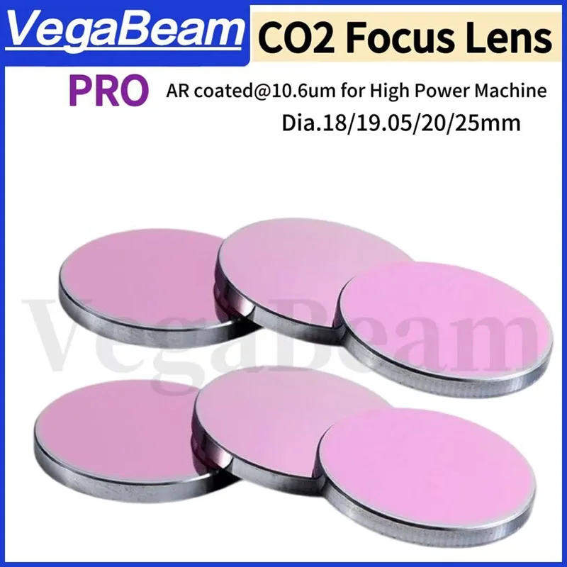 CO2 Laser Focusing Lens Diameter.20mm Focal Length 50.8 63.5mm For High Power 130W 150W CO2 Laser Engraving And Cutting Machine