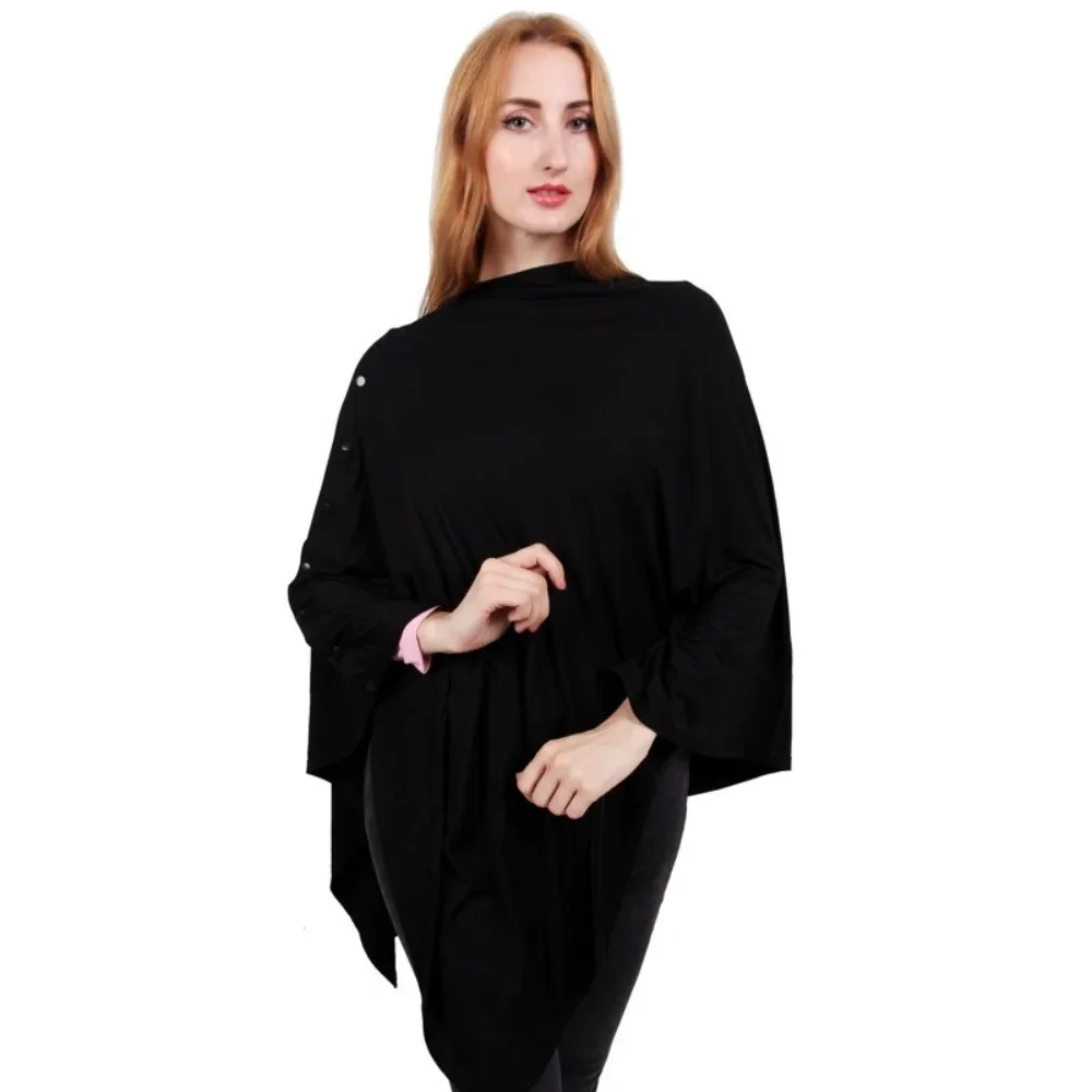 快適な母性授乳カバー ボタン付き ソフト授乳ブランケット 露出防止ベビーカーブランケット 授乳スカーフ アウトドア