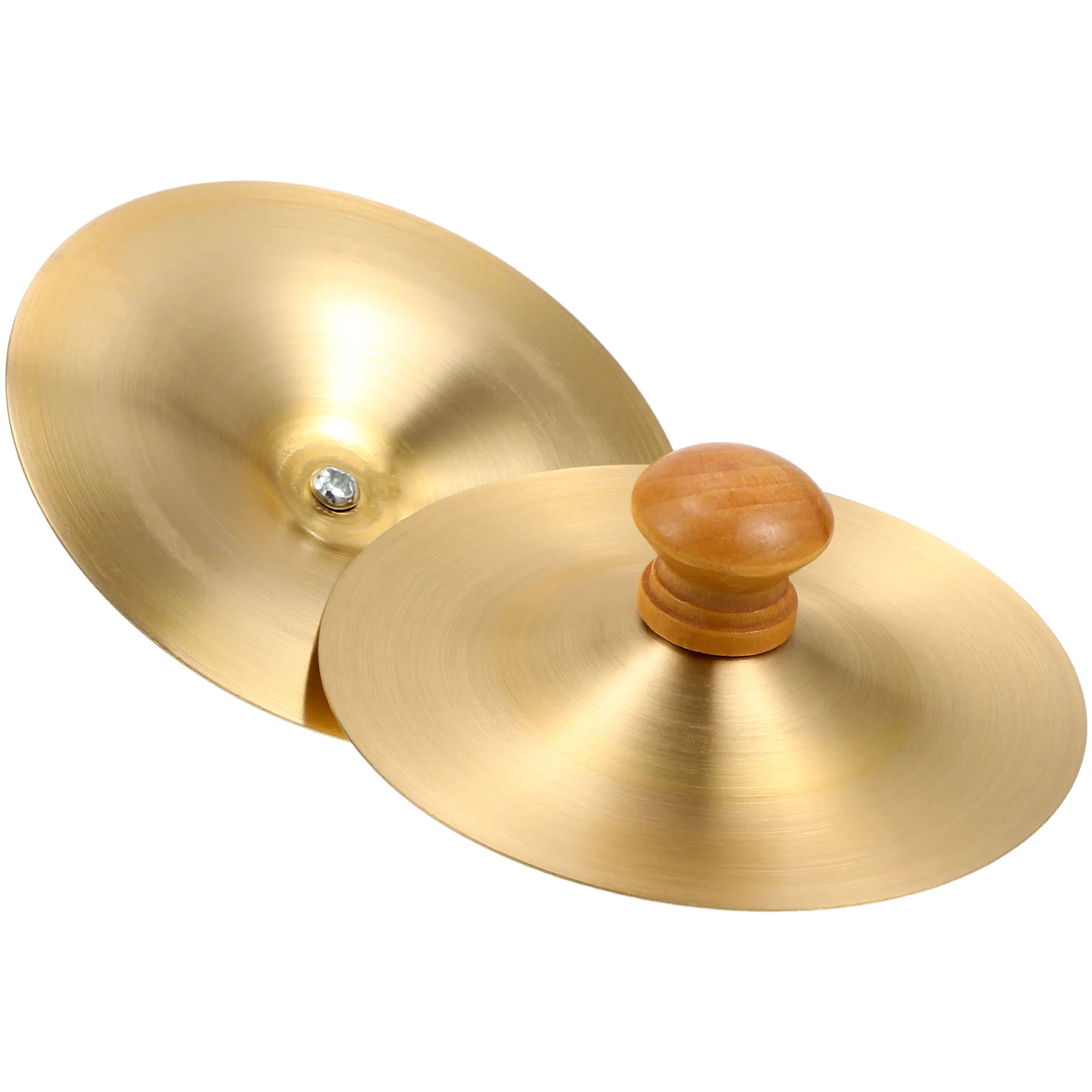 

2 pcs Copper Cymbals Bright Sound Premium Material Musical Instrument Toys Finger Zills Kids Belly Dance Mini Hand Set Child