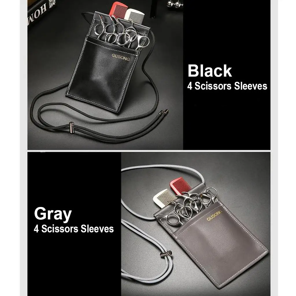 プロの理髪はさみホルスター理髪ツールクリップコームホルダーポーチ