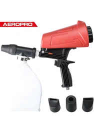 AEROPRO V-641 Gravity Feed Sand Blaster Sand Blasting Machine Pneumatic Blasting Gun Set Handheld And Accessory