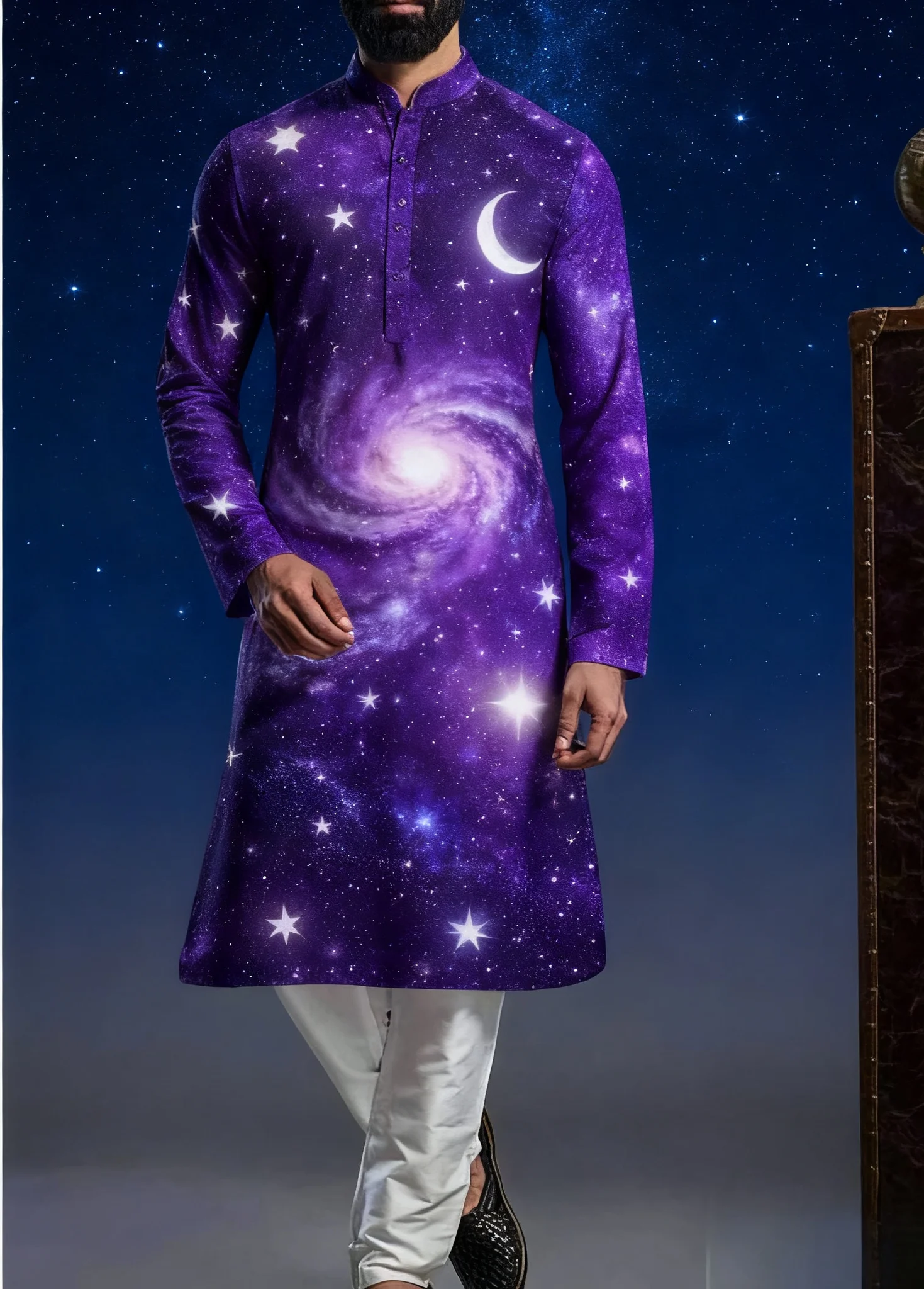 Men's digital printed patterns with various kurta vardha fashion, casual fit, regular robe suitable for all occasions