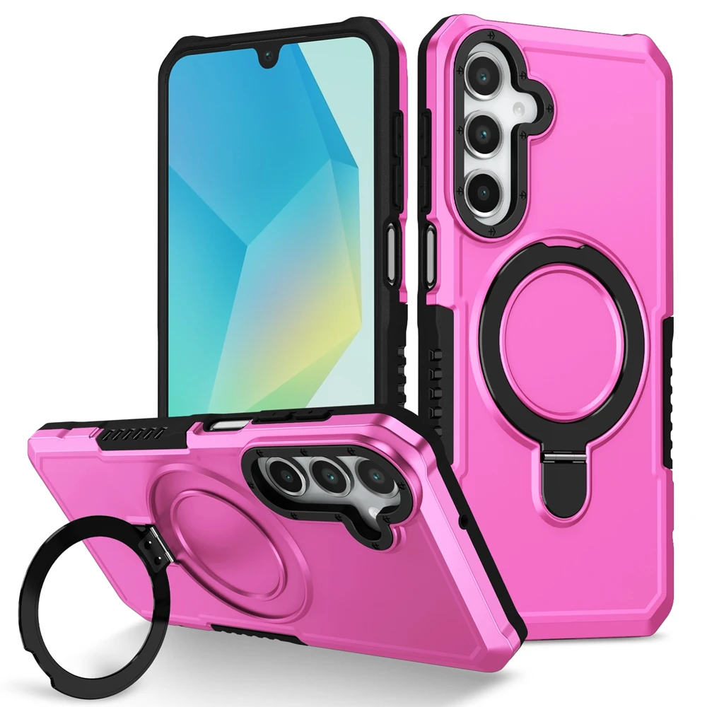 Luxuriöse Panzer-Halterungshülle für Samsung Galaxy A03S A05 A06 A13 A15 A16 A22 A23 A24 A32 A33 A35 A52 A55 mit Ringhalter und Standfunktion – Detail 4