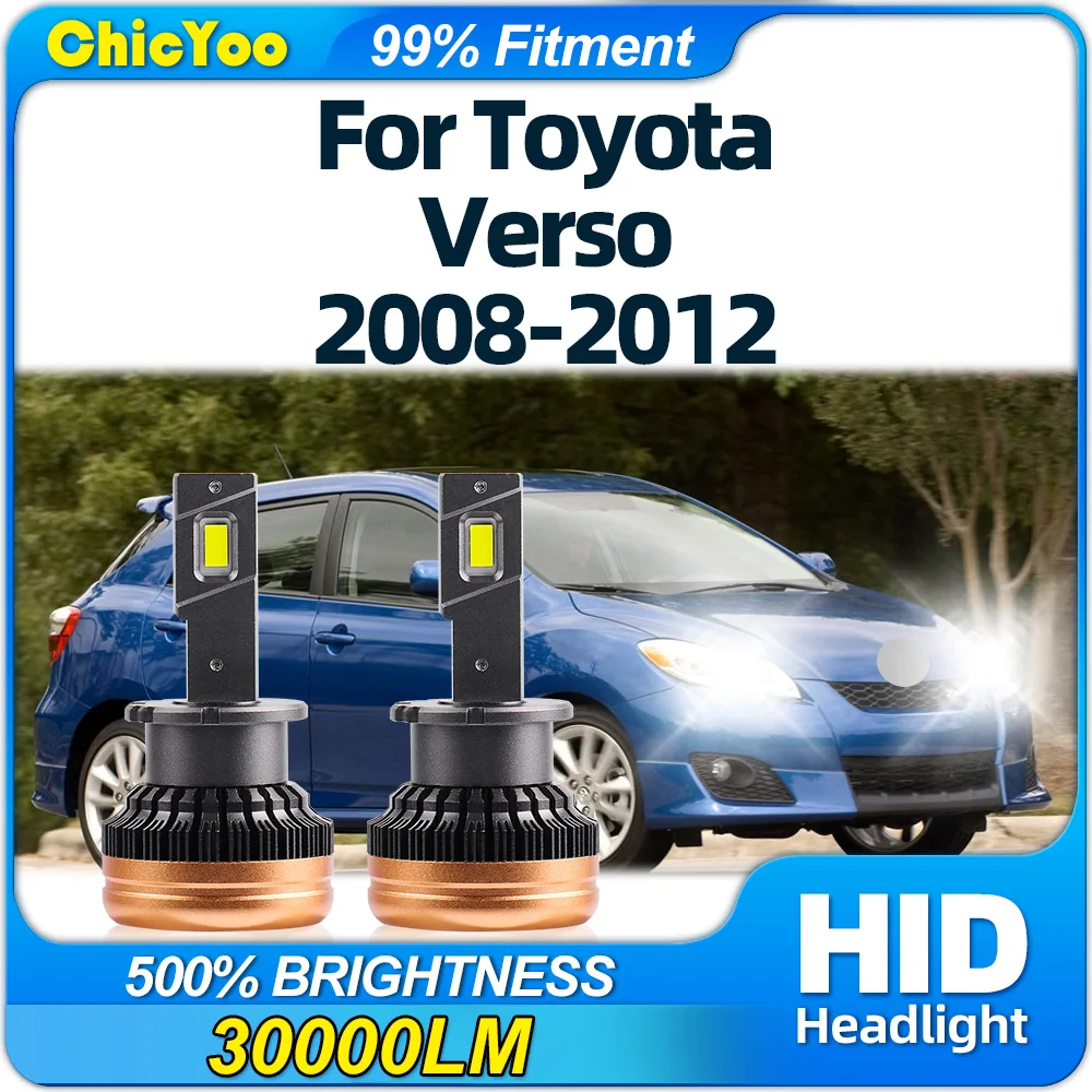 

Canbus LED Car Headlight Bulbs 30000LM Super Bright HID Xenon Lamps 12V Plug&Play For Toyota Verso 2008 2009 2010 2011 2012