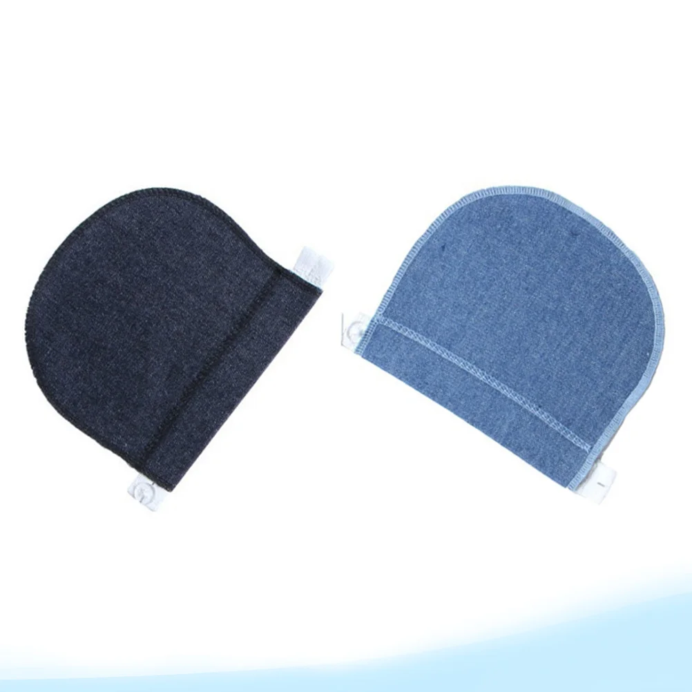 2 قطعة حزام مطاط موسع السراويل المريحة زر تمديدات للأمومة الرجال النساء قابل للتعديل الخصر تمتد السراويل إصلاح #4