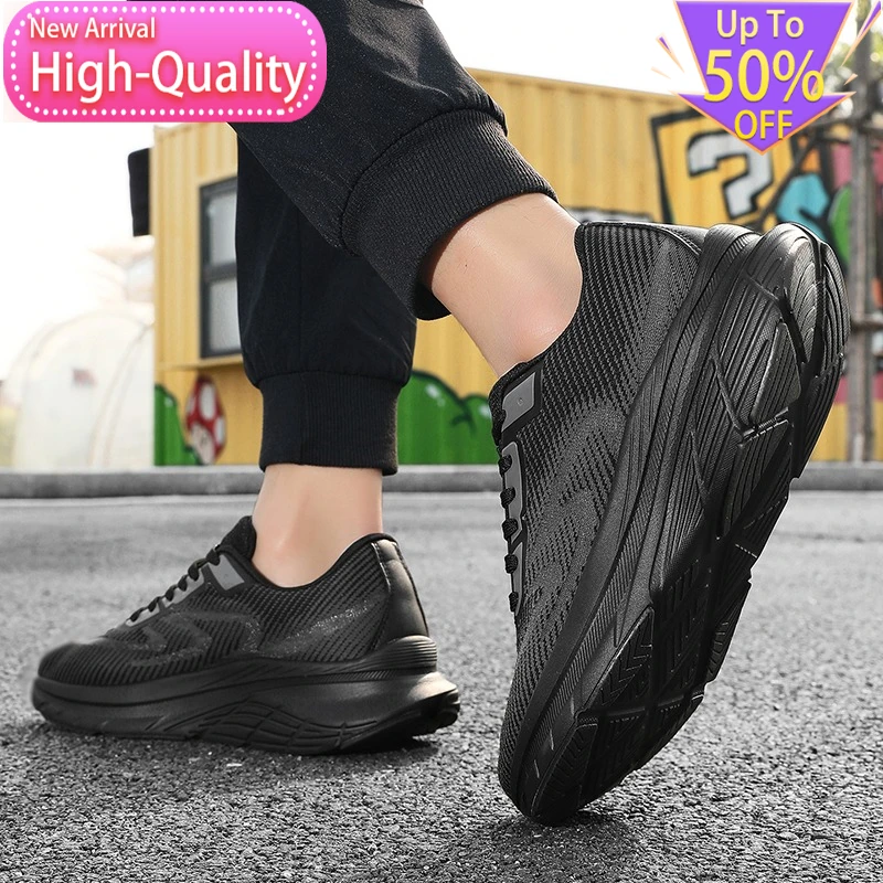 2026 Hot Selling Summer Lightweight Mens Sports Shoes Marathon Support Running Shoes Shock-absorbing Commuting Walking Shoes