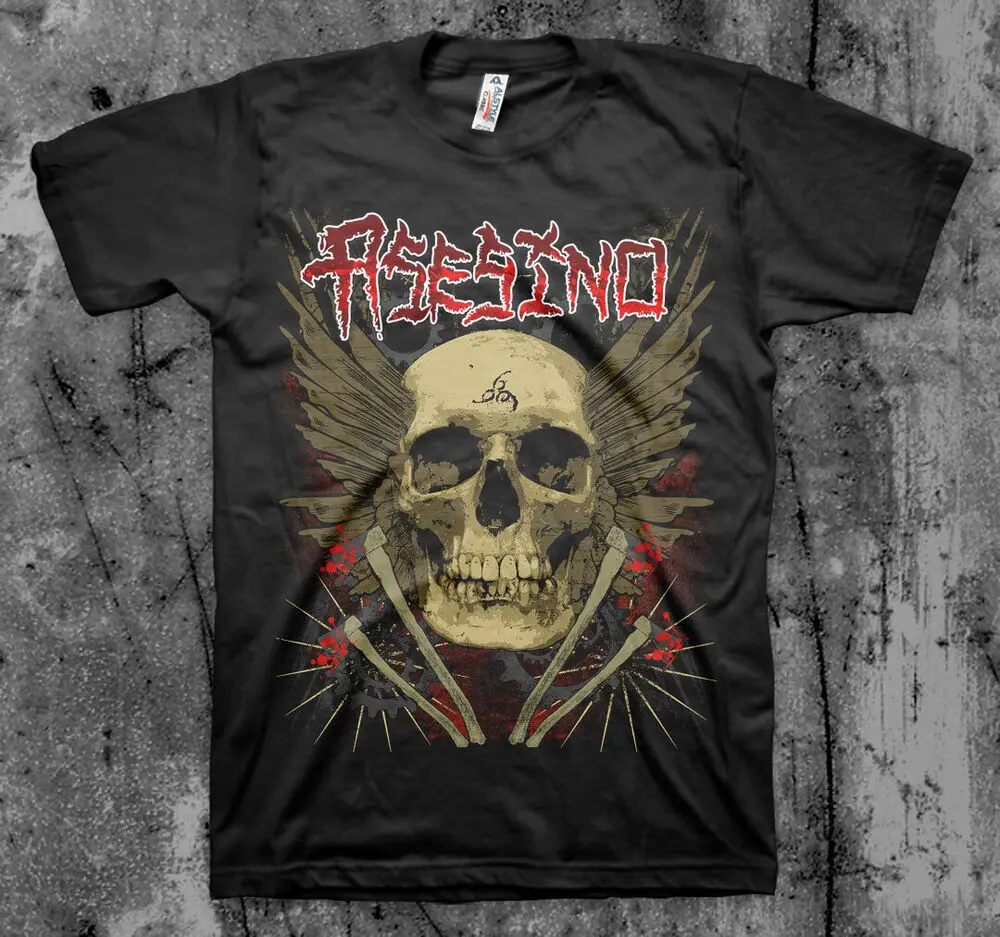 Asesino футболка с коротким рукавом из высококачественного 100% хлопка