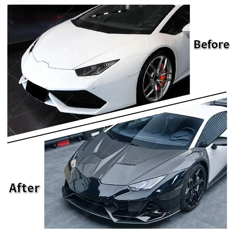 for Lp610 Engine Cover Hood Factory Price Car Accessories Carbon Fiber Upgrade to V Style Hood 3