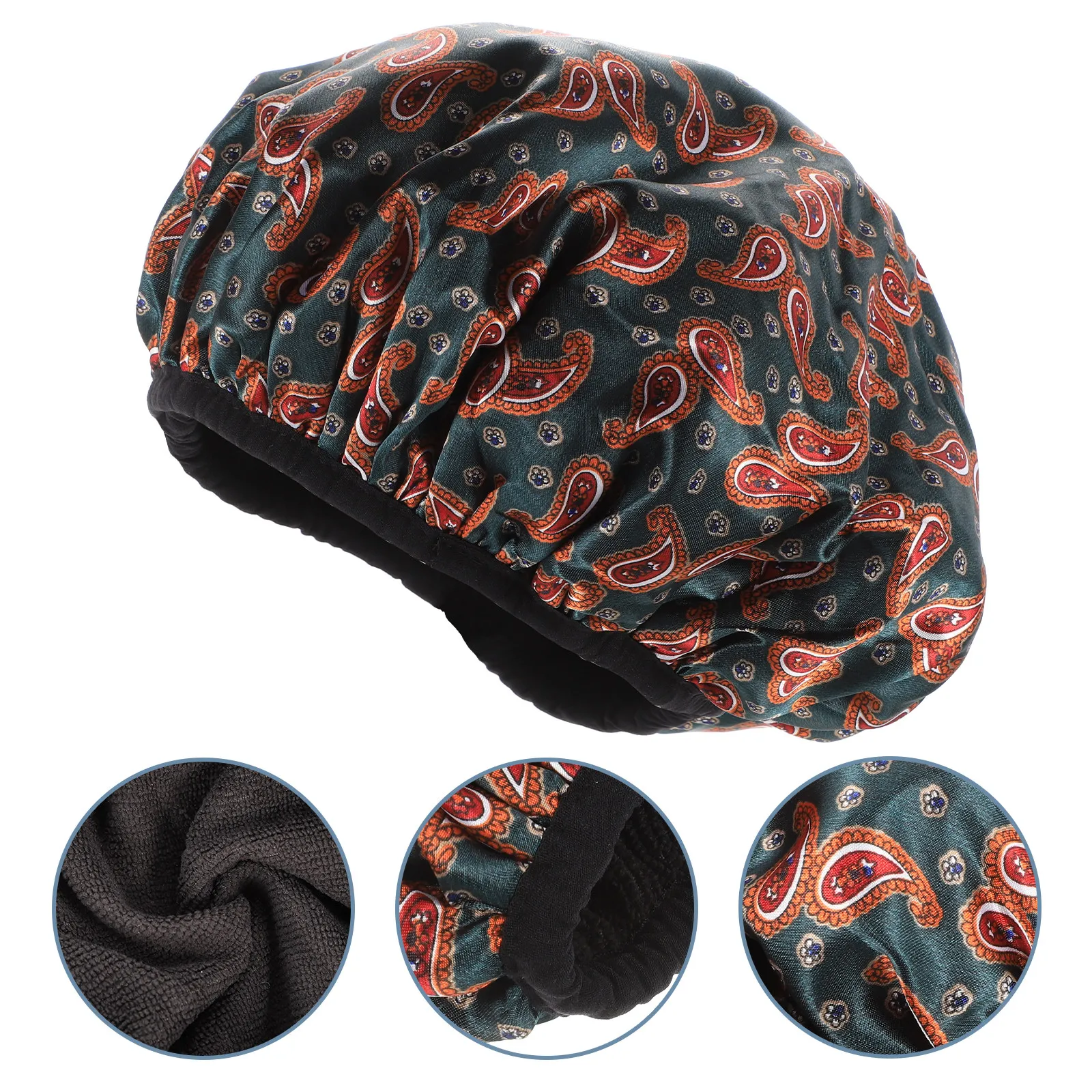 

Портативная впитывающая воду шапочка для душа, мягкая и удобная, для взрослых и детей, многоразовая, для защиты волос