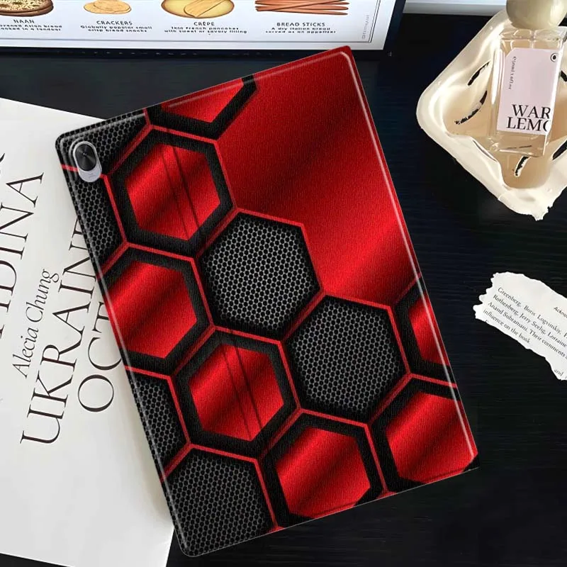 Colorful Hexagon Pattern For Huawei MediaPad 11 M5 M6 ES Pro M5Lite Honor Pad V7 V8 X7 X8 X9 GT Pro Tab Tablet Case Soft