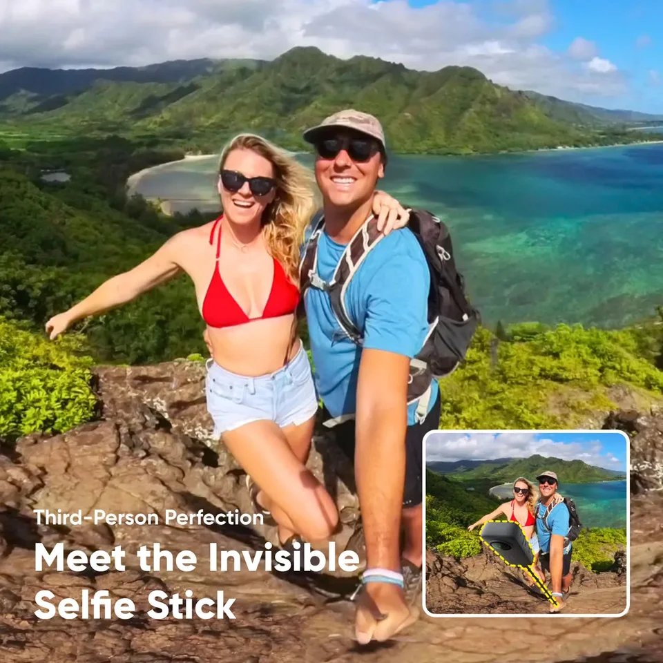 حزمة Get-Set الأصلية Insta360 X4 مع بطاقة 128 جيجابايت - مقاومة للماء مقاس 33 بوصة، صور بدقة 72 ميجابكسل، 8K30/5.7K60 360 ° فيديو سينمائي H.265 #2