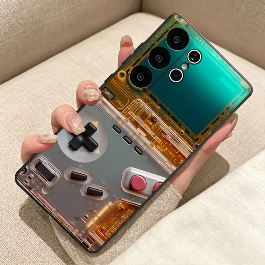 Handheld Transparent Case for Samsung Galaxy S26 Ultra S23 S20 S26+ S25 Plus S10 S9 Note 20 8 9 10 S24 S25+ S21 FE S24+ Phone
