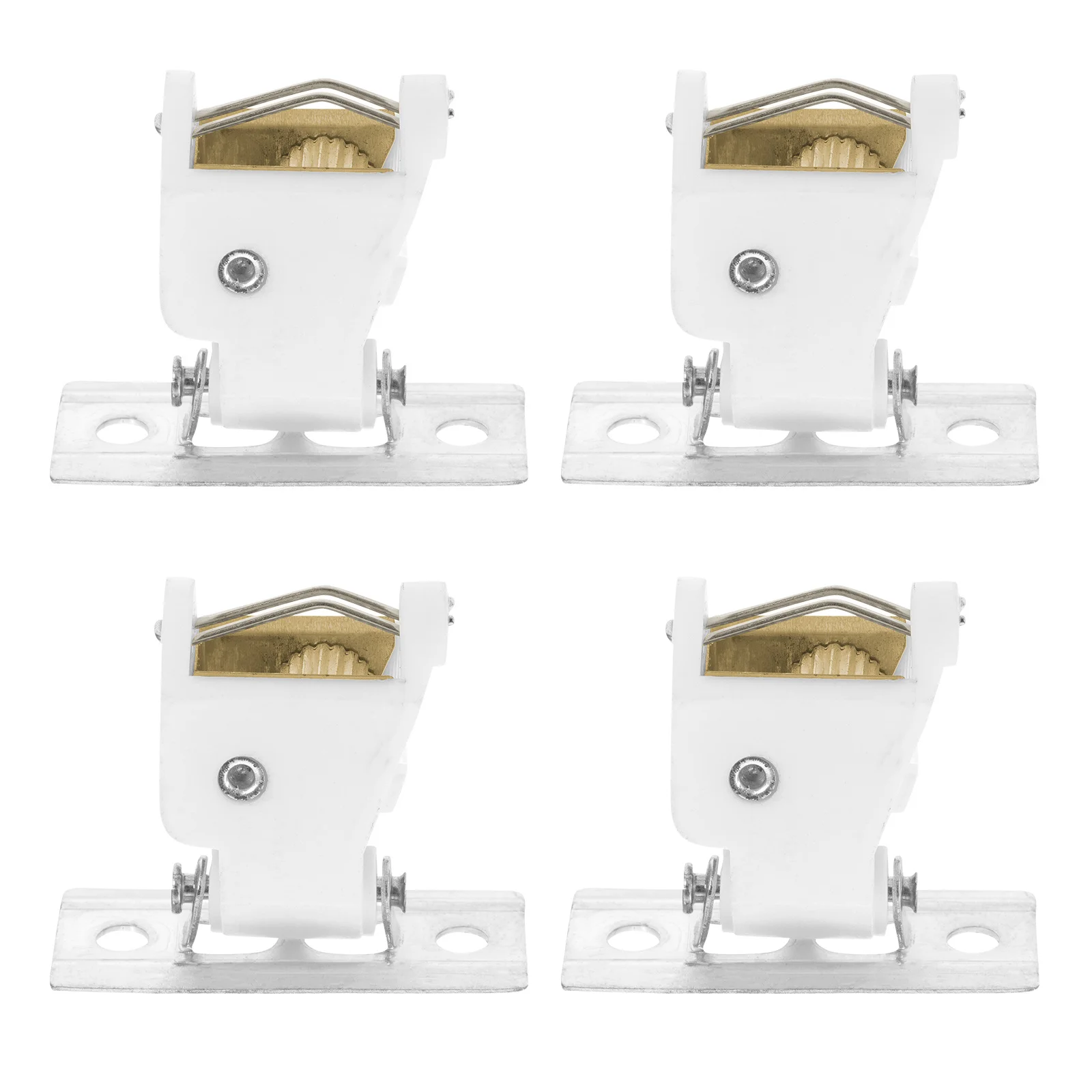 

4Pcs Roman Shade Cord Locks Premium Stainless Polyester Cord Lock Curtain Accessories for Household Bamboo and Roller Blinds