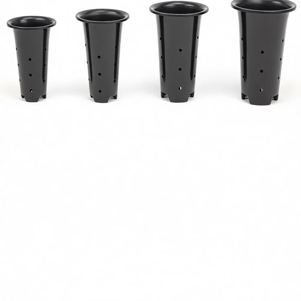 Decorative Plastic Orchid Pot Tall Breathable Nursery Planter Thickened Durable Design For Home Kitchen Balcony Greenery