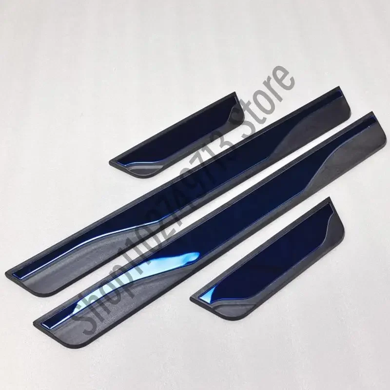 For Mazda Door Sill Protector Accessories 2 3 6 CX30 CX5 Car Threshold Scuff Plate Steel Pedal Trim Sticker Styling 2022 2020