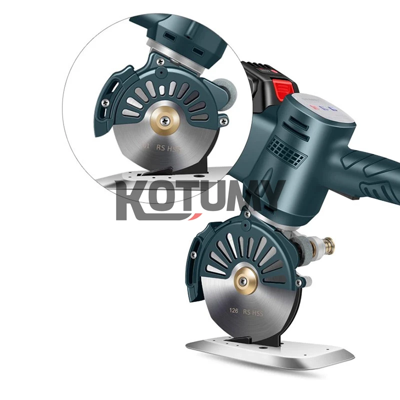 21V Electric Scissors Cloth Cutter Round Cutting Machine Fabric and Leather Cutting Tool Cordless Sewing Shear for Clothes