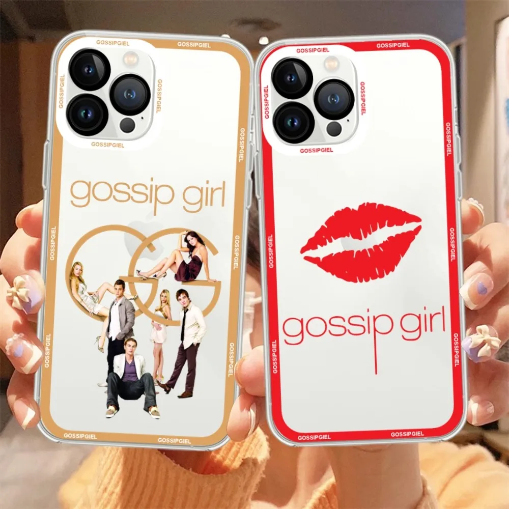 G-Gossips Girl Phone Case For Samsung Galaxy S23 S22 S21 S20 S10 Plus lite Ultra Transparent Shell