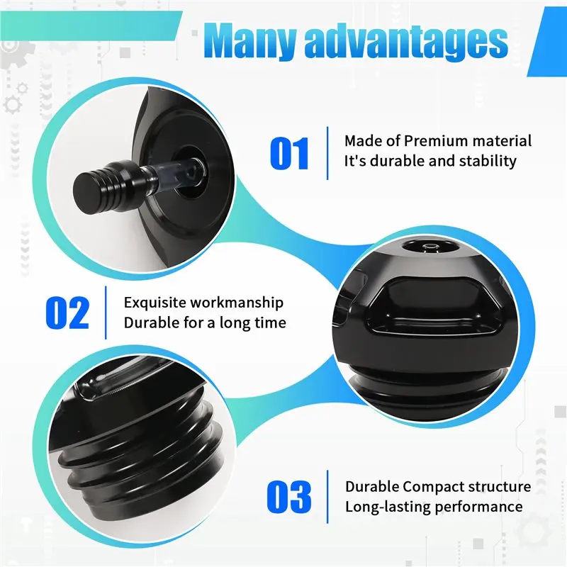 Universal Motorcycle Vented Gas Cap For Davidson All Models- Female Threaded Gas Tank Fitment For Touring 2023.5- 2025